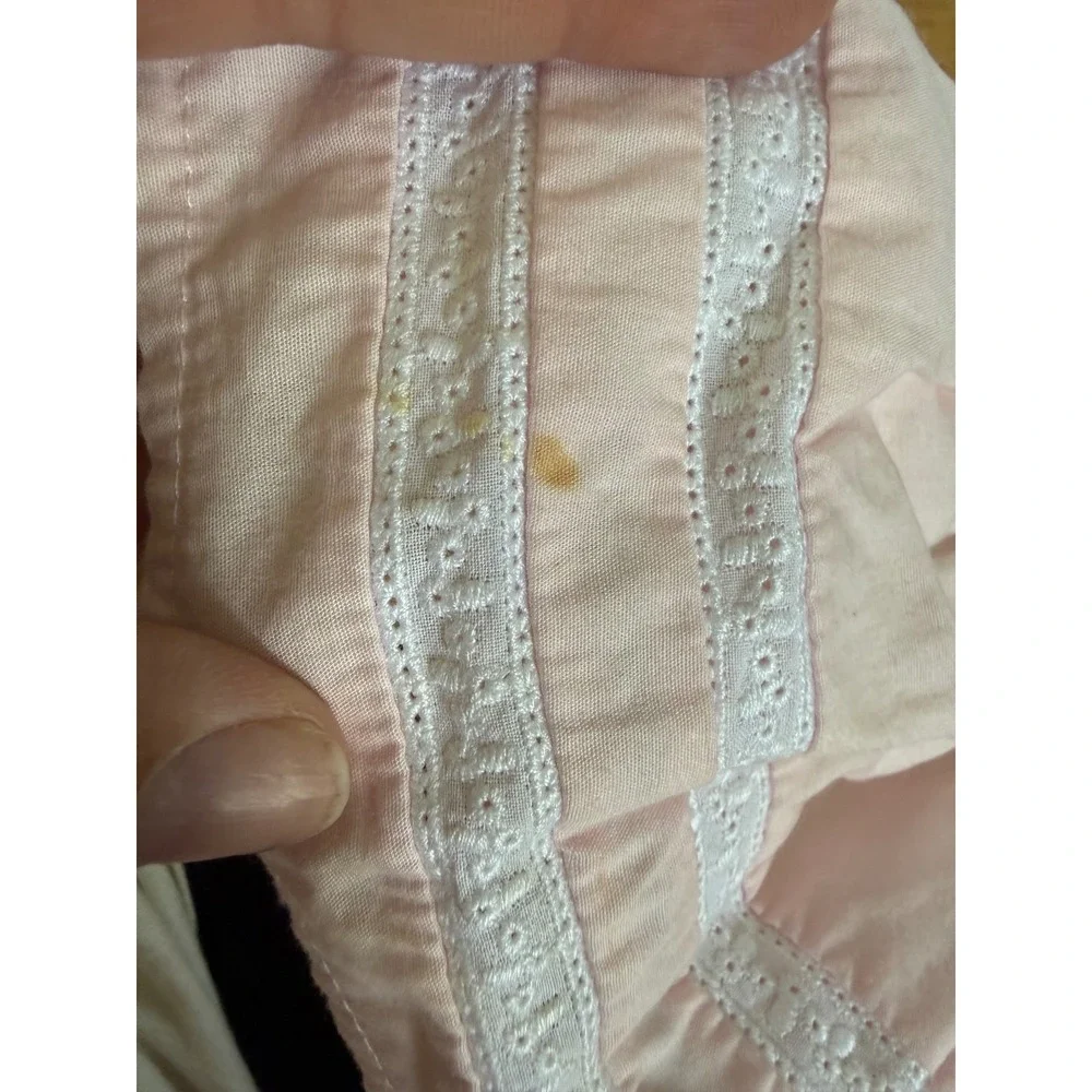 American Girl Nellie O Malley Meet Dress Pink Lace Victorian 18 Inch Doll Outfit